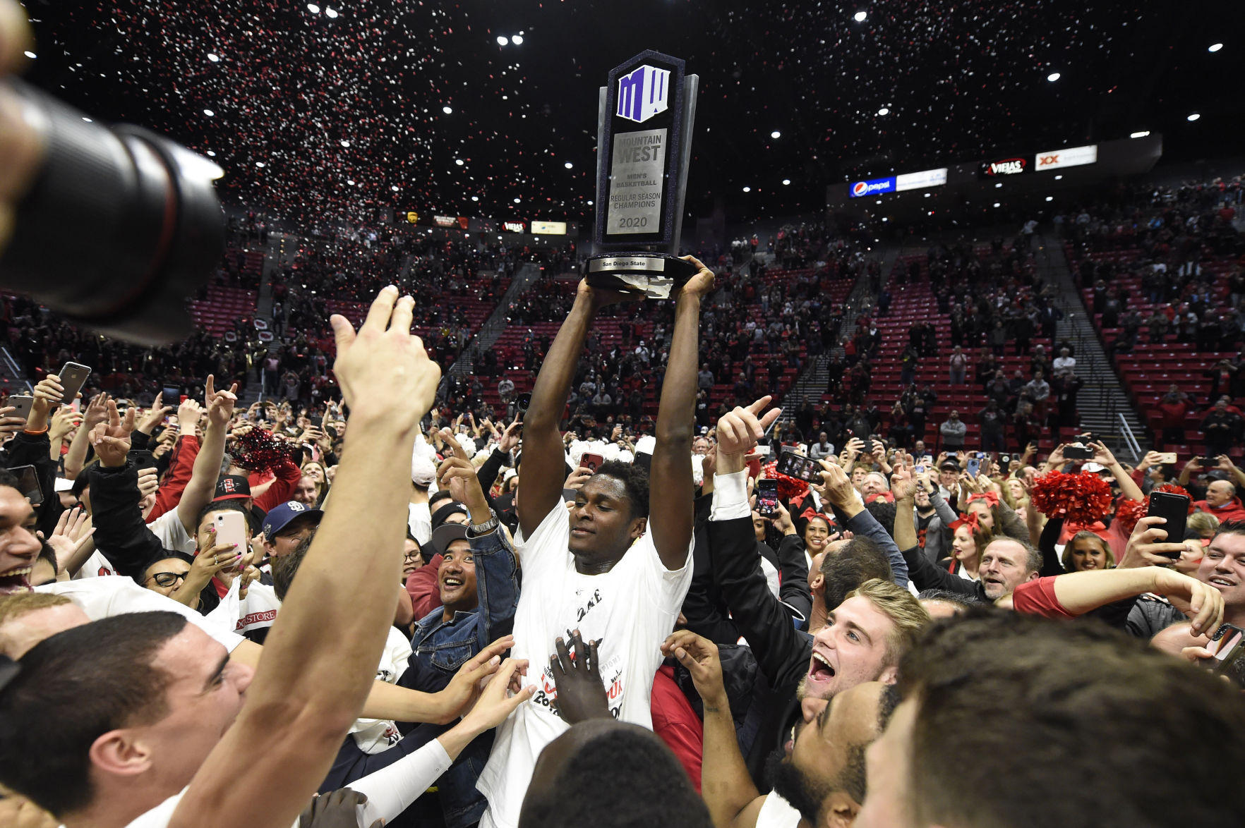 APTOPIX New Mexico San Diego St Basketball